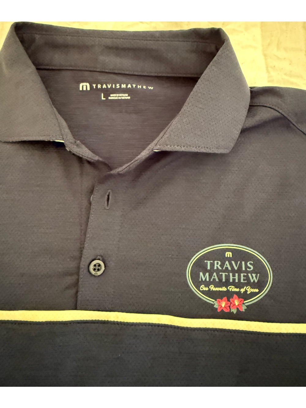 Travis Mathew Navy Lightweight Shirt